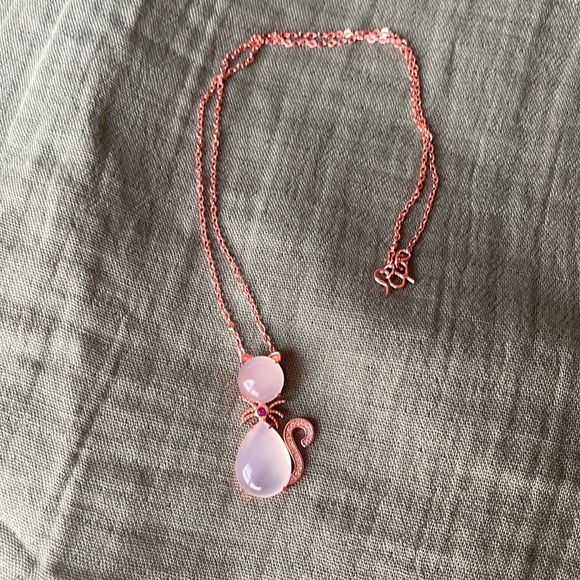 monarch & muse Jewelry Monarch Muse Rose Gold Cat Opal Necklace Poshmark